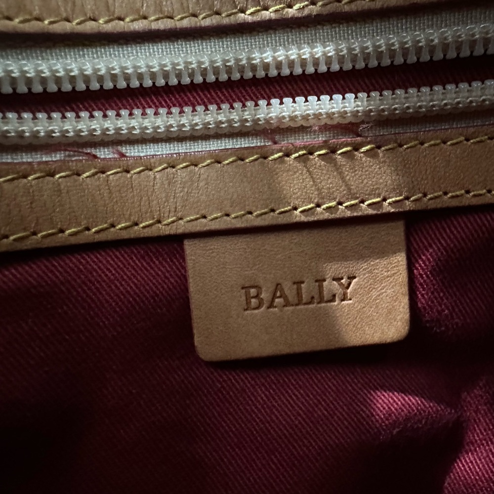 Bally Bhayla Vintage Monogram Canvas & Leather Crossbody Bag - Picture 13 of 15